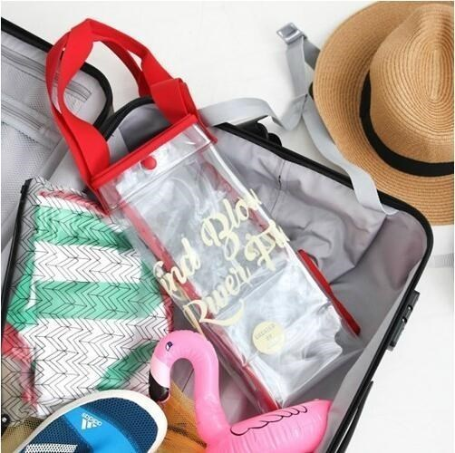 Transparent PVC beach bag ladies handbag