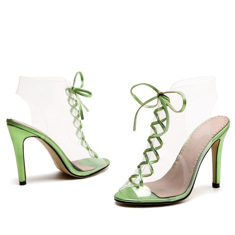 Stiletto high heel sandals