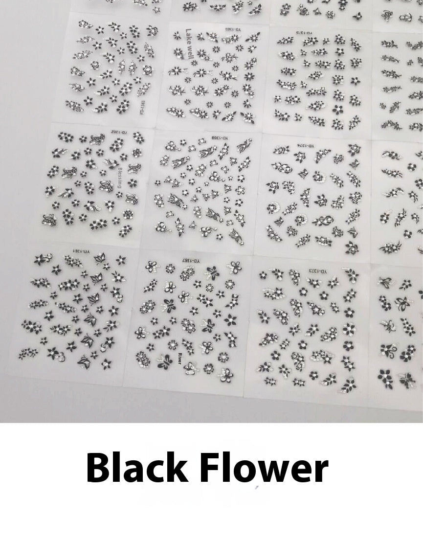 3D Nail Decoration Nail Sticker Set