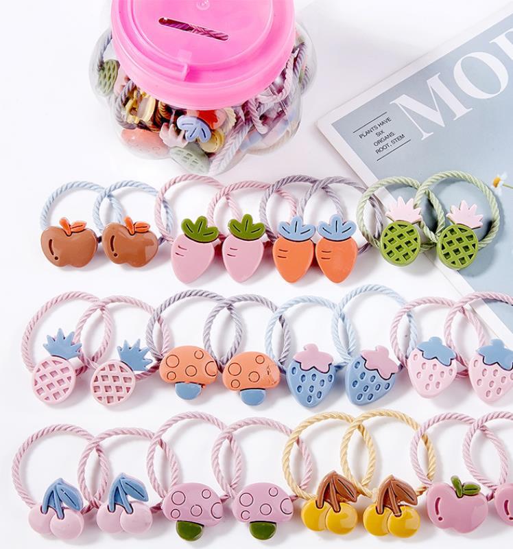Rubber band hair tie hair baby headband