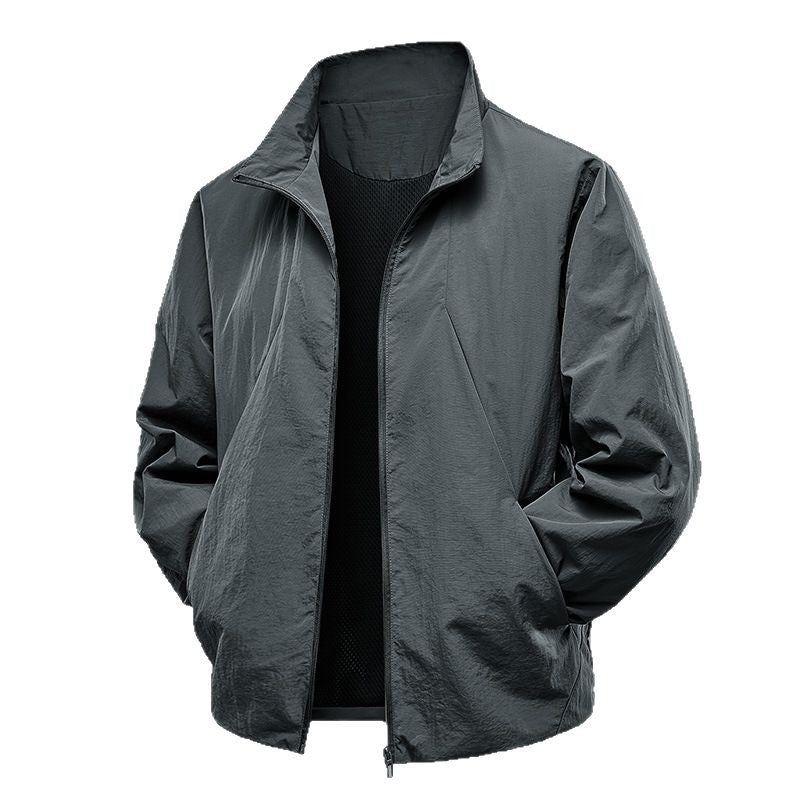 Windproof And Waterproof Zip-up Jacket That Pairs Perfectly With Any Outdoor Sport