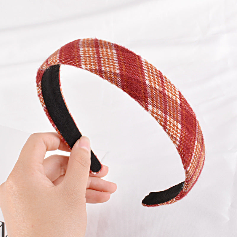 Floral Fine Hair Band Set Fabric Printing  Headband