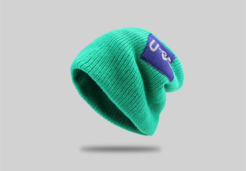 Women's Large Head Circumference Warm Knitted Hat