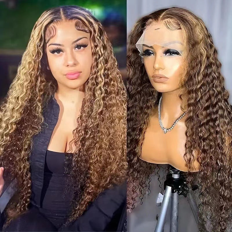 Fluffy Big Wave Half Headgear Wig