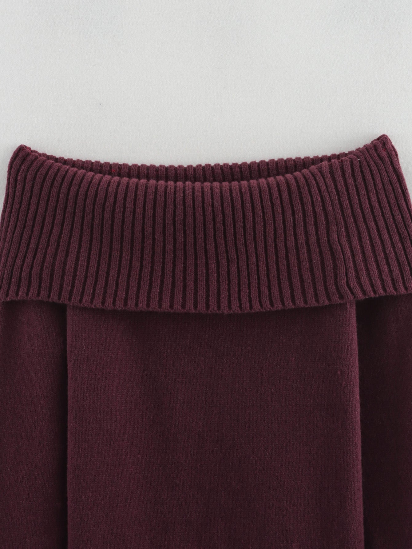 Women's One-shoulder Long-sleeve Sweater