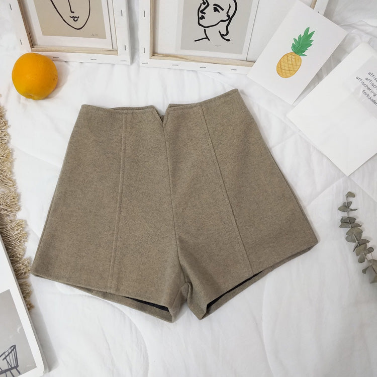 Loose Joker Shorts High Waist Shows Thin And Thick Autumn Winter Trousers Female