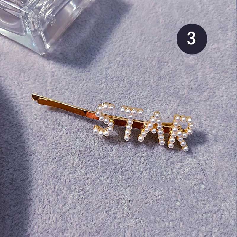 Simple Pearl Hairpin Headdress