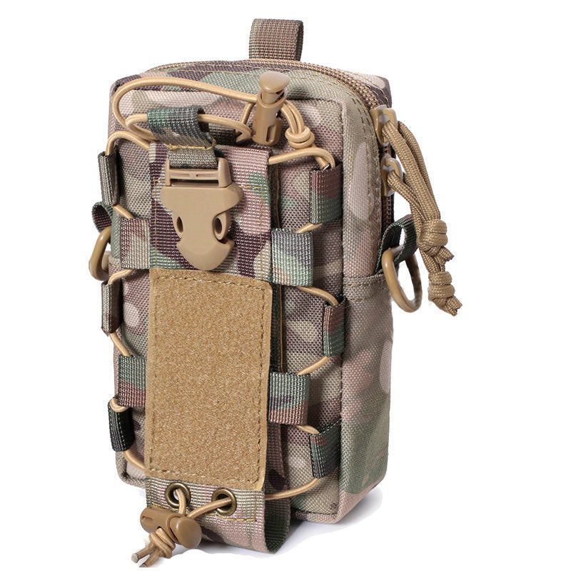 Outdoor Sports Water Bottle Zipper Bag Oxford Cloth Waist