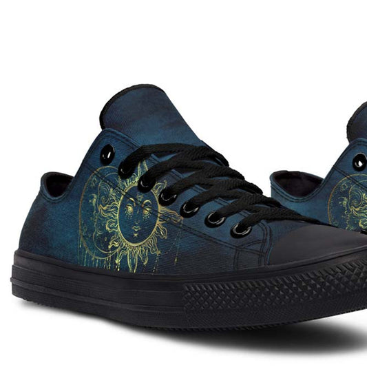 Fashion Print Couple Low-Top Canvas Shoes