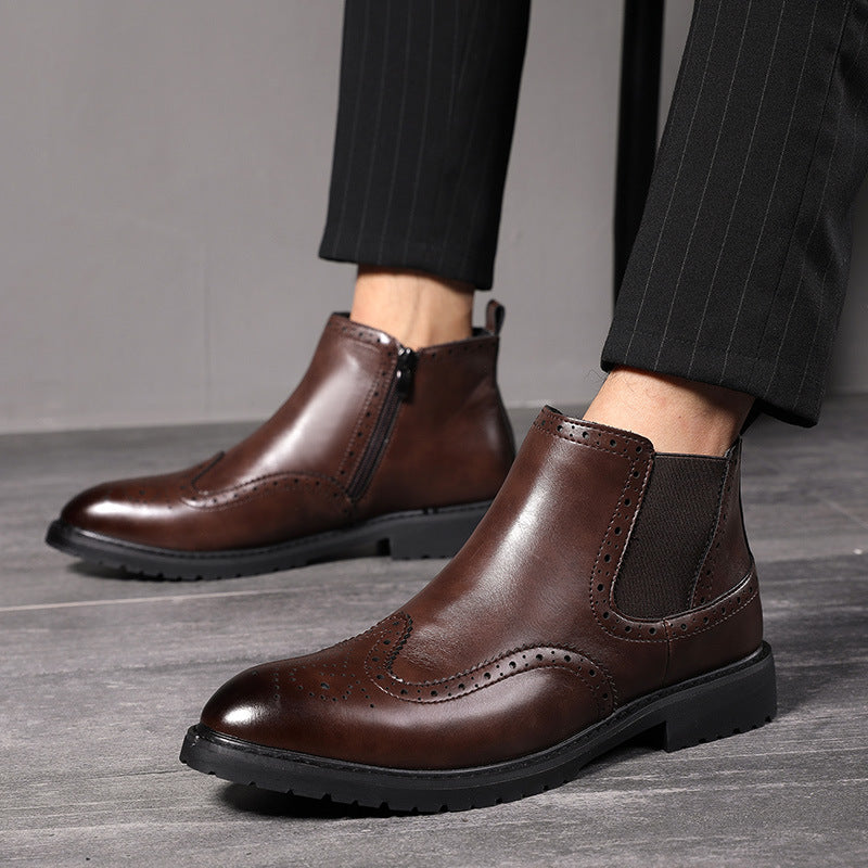 British Carved Business And Leisure Boots