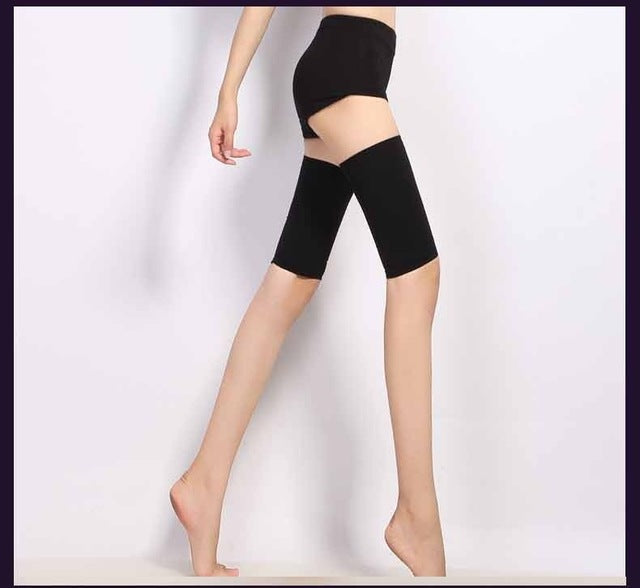 Shaped fat burning socks