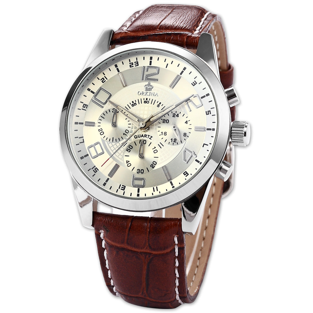 Six-pin trend men's watch