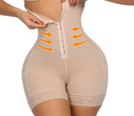 Breasted      3    Bodybuilding Girdle High Waist Belly Contracting And Hip Lifting Pants