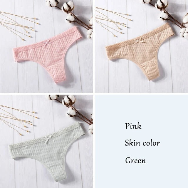 Set G-String Thong Panties   3 Pcs