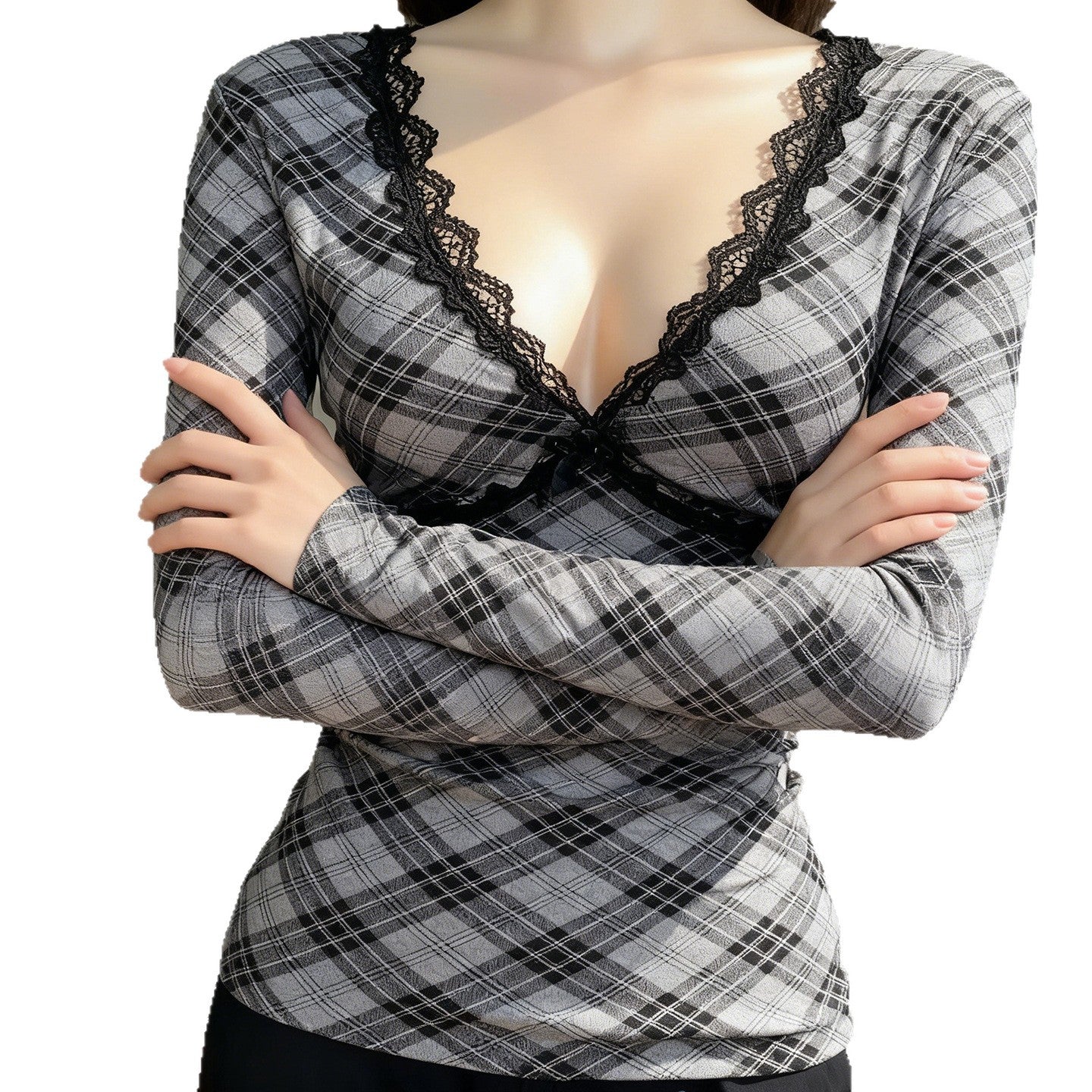 Dame Slim Fit Slim Underdel Top