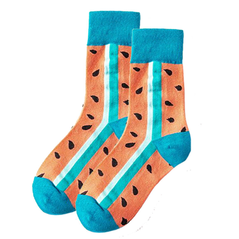Artistic Cotton Socks Ins Four Seasons Trendy Women's Socks Cat