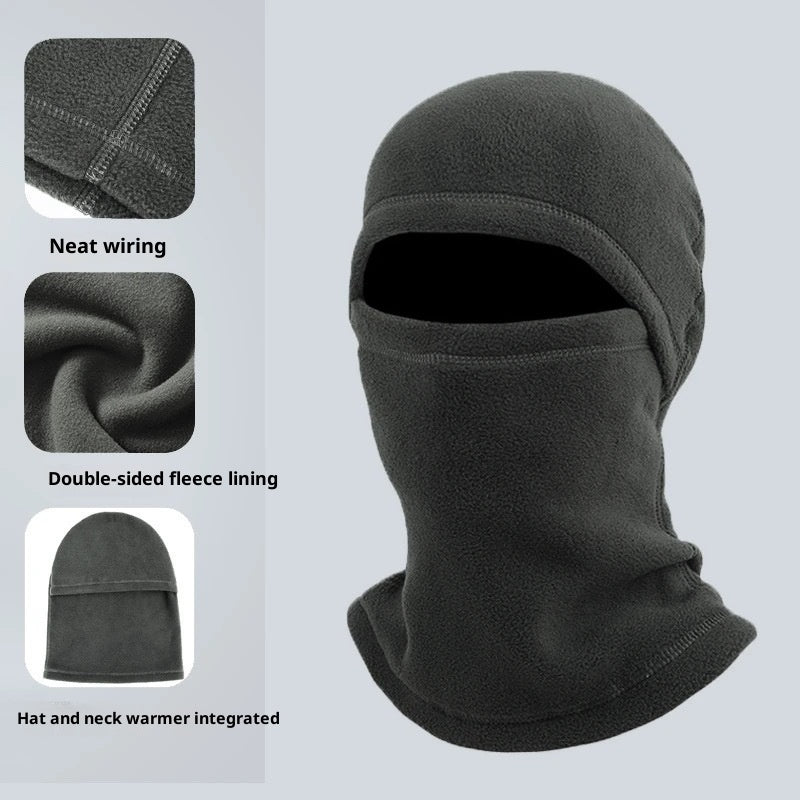 Windproof Riding Scarf Integrated Hat