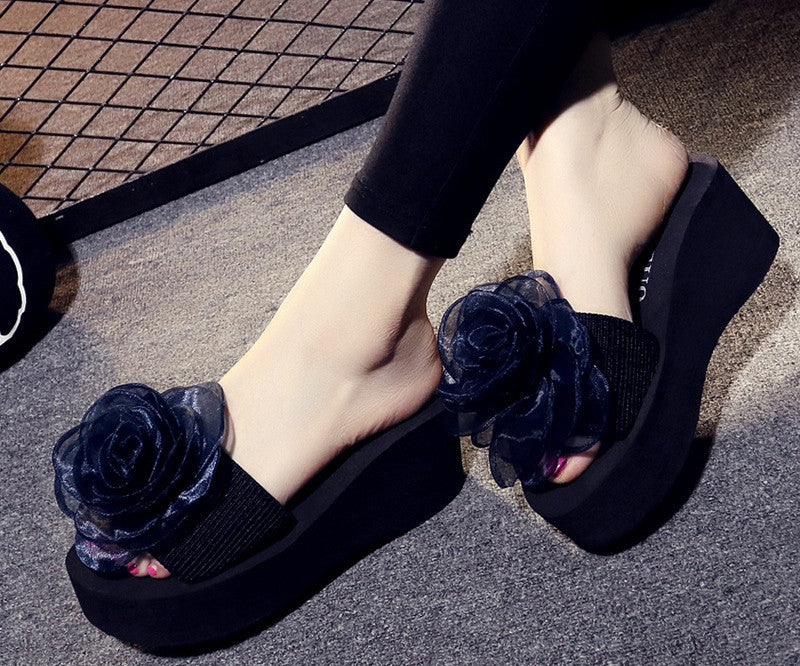 Thick bottom non-slip beach shoes slippers