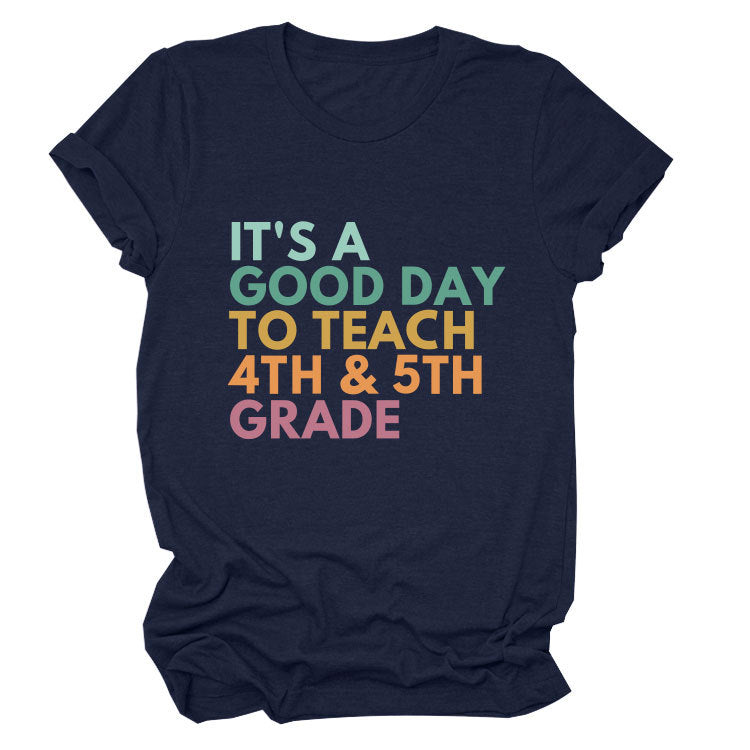 Simple Casual Round Neck Women's Short Sleeve