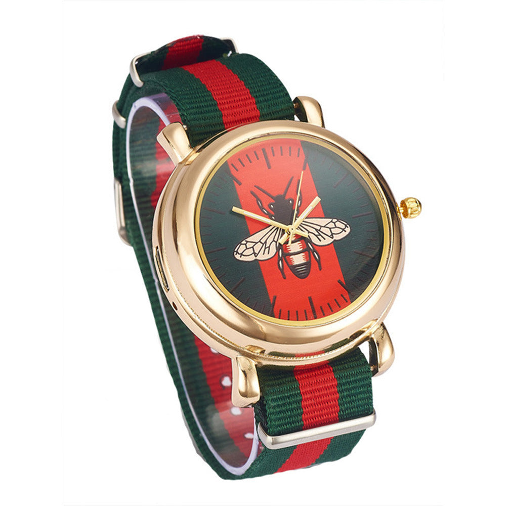 Cigarette Lighter Quartz Canvas Watch