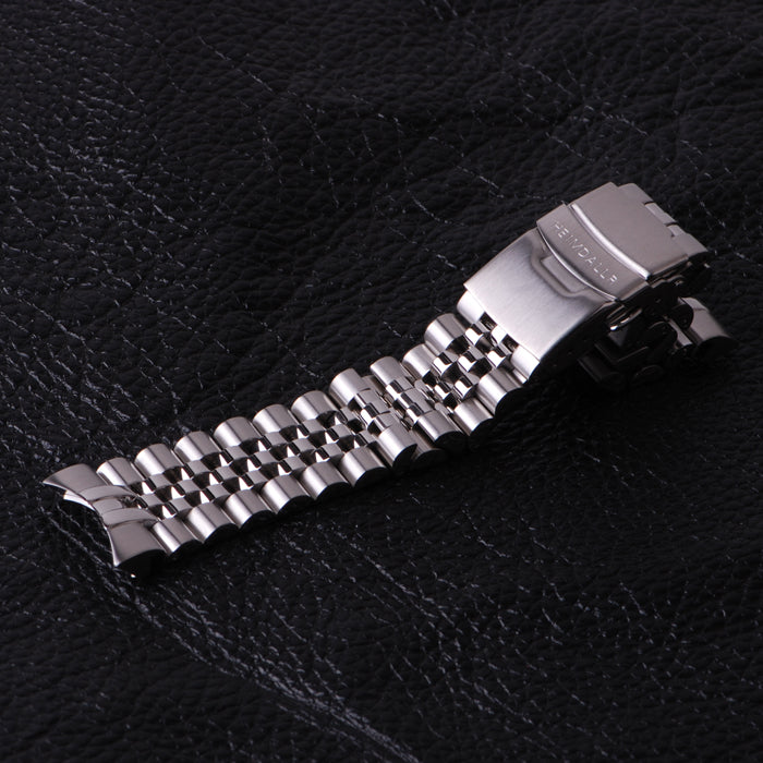 Hymeide SKX007 stainless steel solid curved watchband