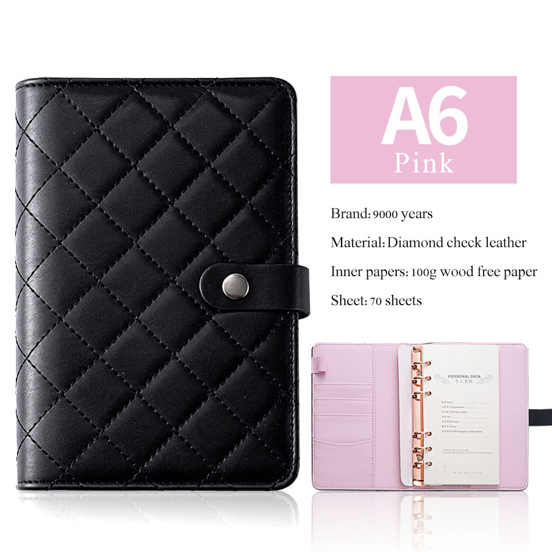 Diamond check high-end notepad