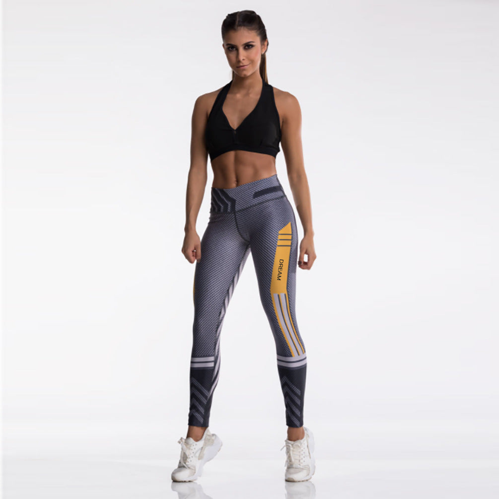 Dame Leggings Digitale Print Bukser Strækbukser