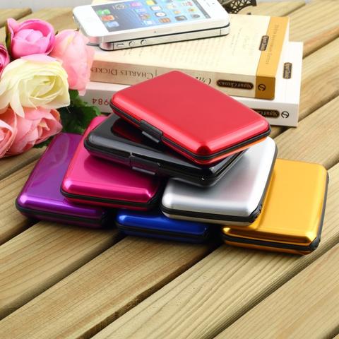 Magnetic Pocket Waterproof Business ID Credit Card Wallet Holder Case