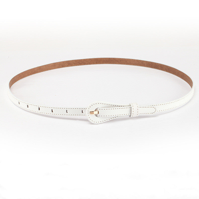 Women's Leather Belt Fine Decorative Skirt