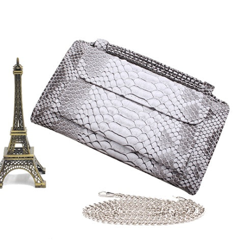 New snake pattern clutch bag handbag chain shoulder Messenger bag wallet ladies long section