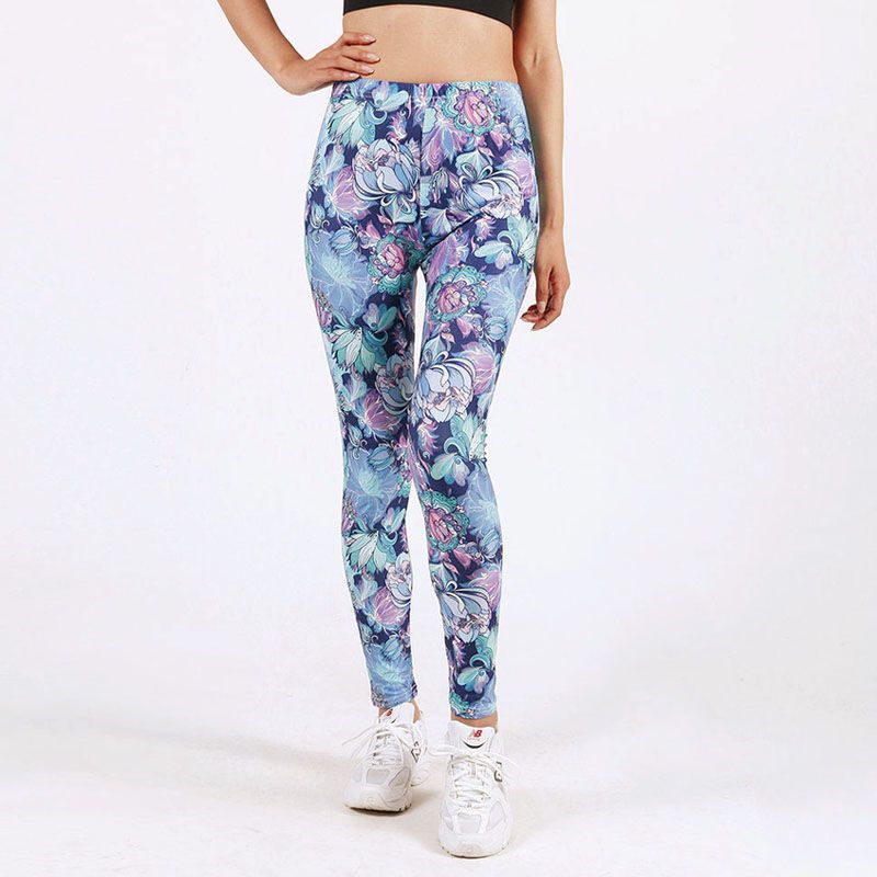 Women's Spring And Summer Thin Printed Leggings