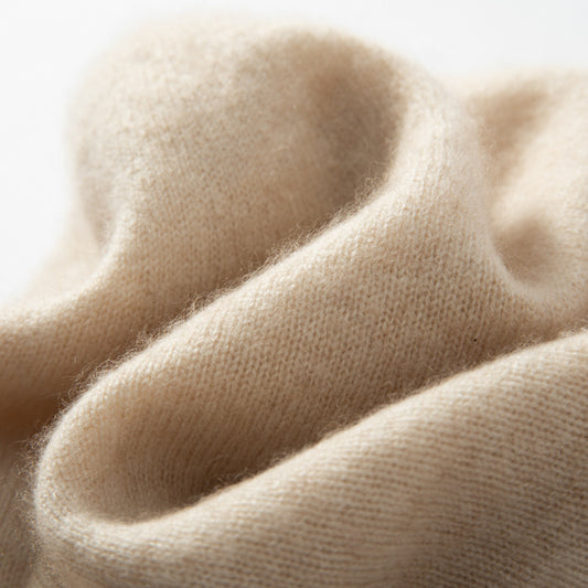 Double Layer Cashmere Knitted Hat Winter Fashion