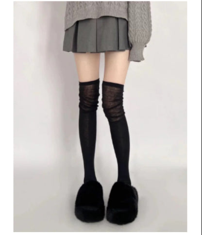 Bunching Knee Socks Winter Antislip
