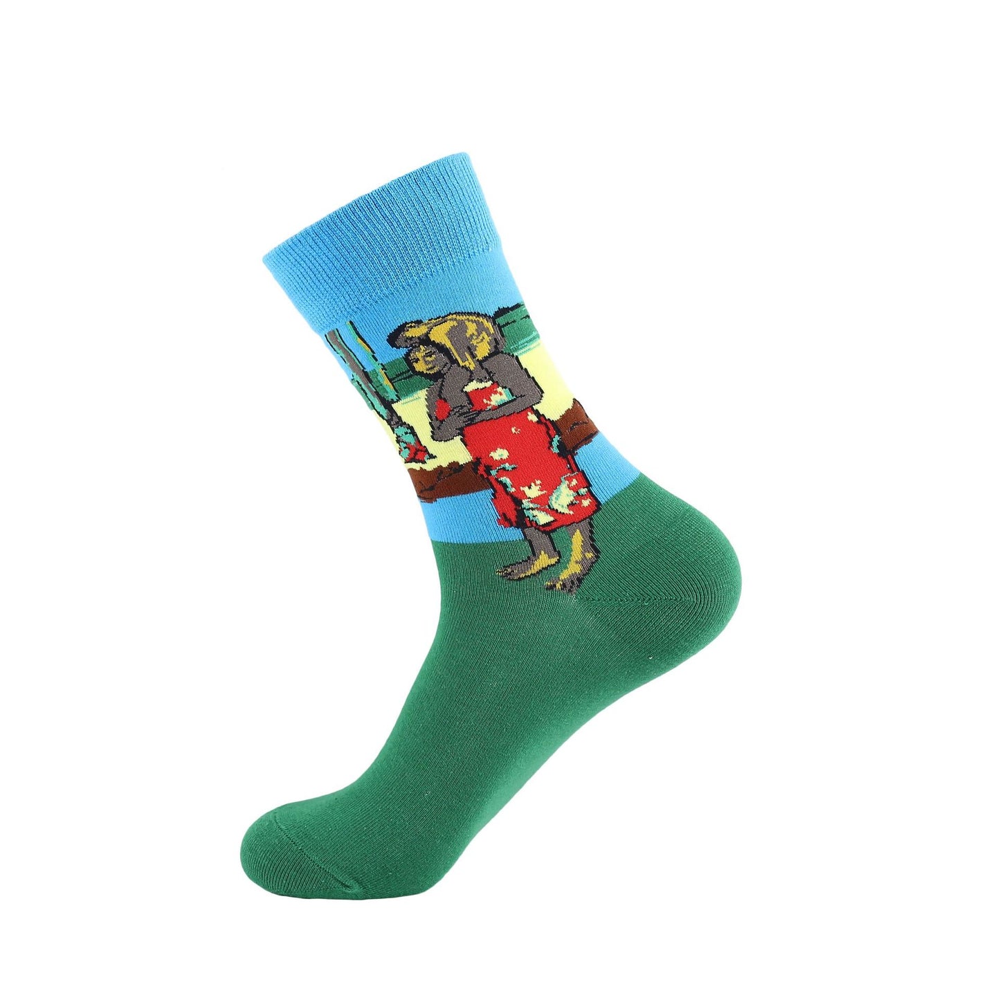 Creative In-tube Skateboard Personality Ladies Cotton Socks