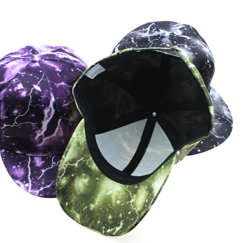Lightning Print Pattern Hat For Women