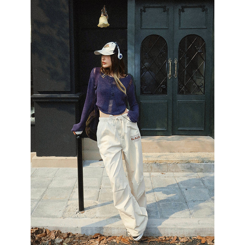 American Vintage Blouse Women's Long Sleeved Hollow Top