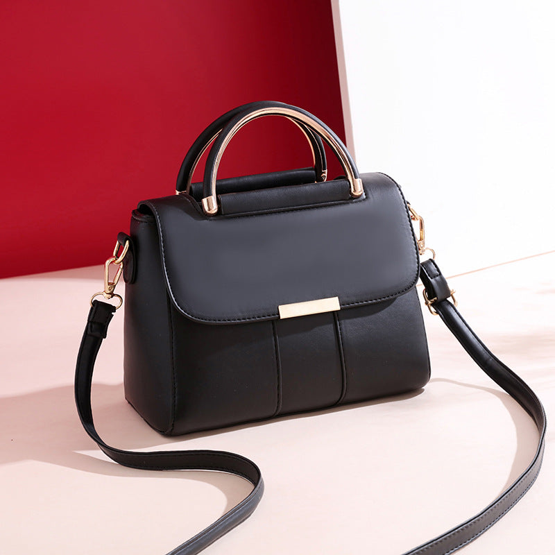 Korean Fashion One-shoulder Messenger Pu Small Square Bag