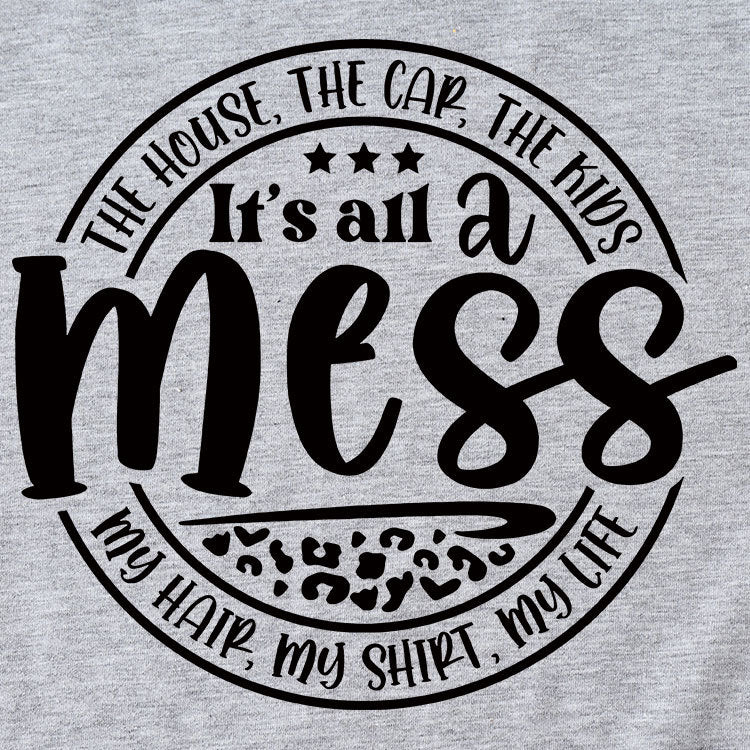 Round Neck T-shirt The House Car The Kids Top