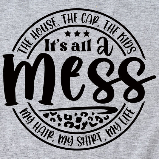 Round Neck T-shirt The House Car The Kids Top
