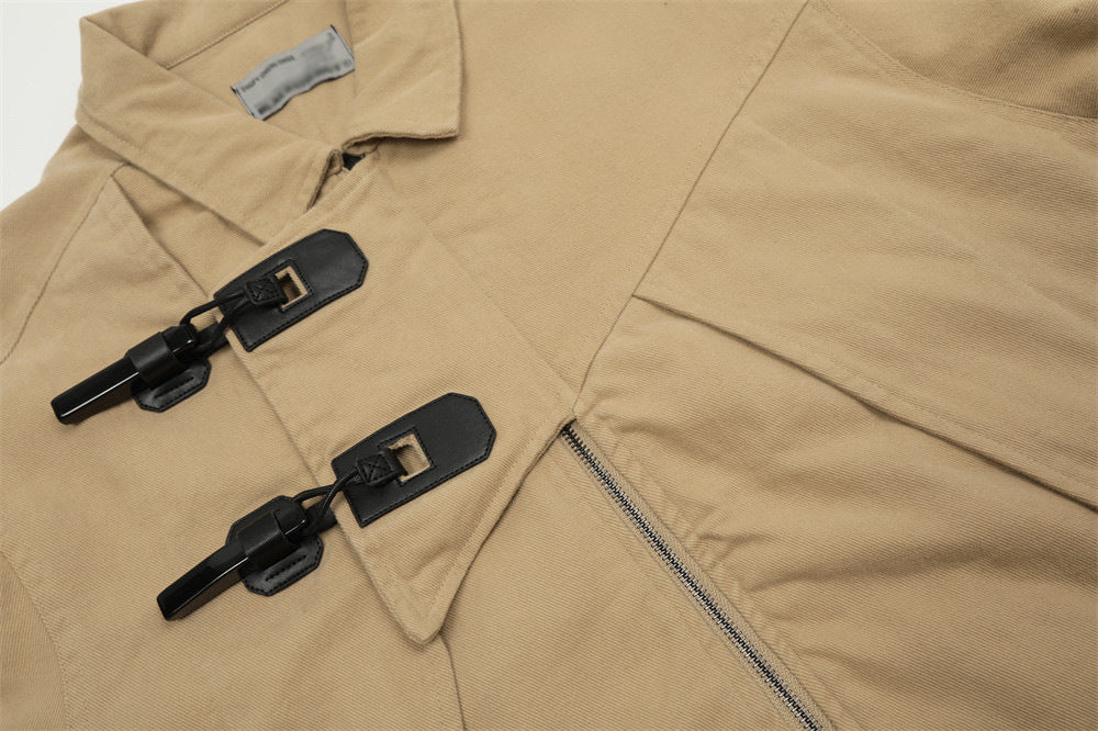 Men's Design Irregular Button Loose Jacket