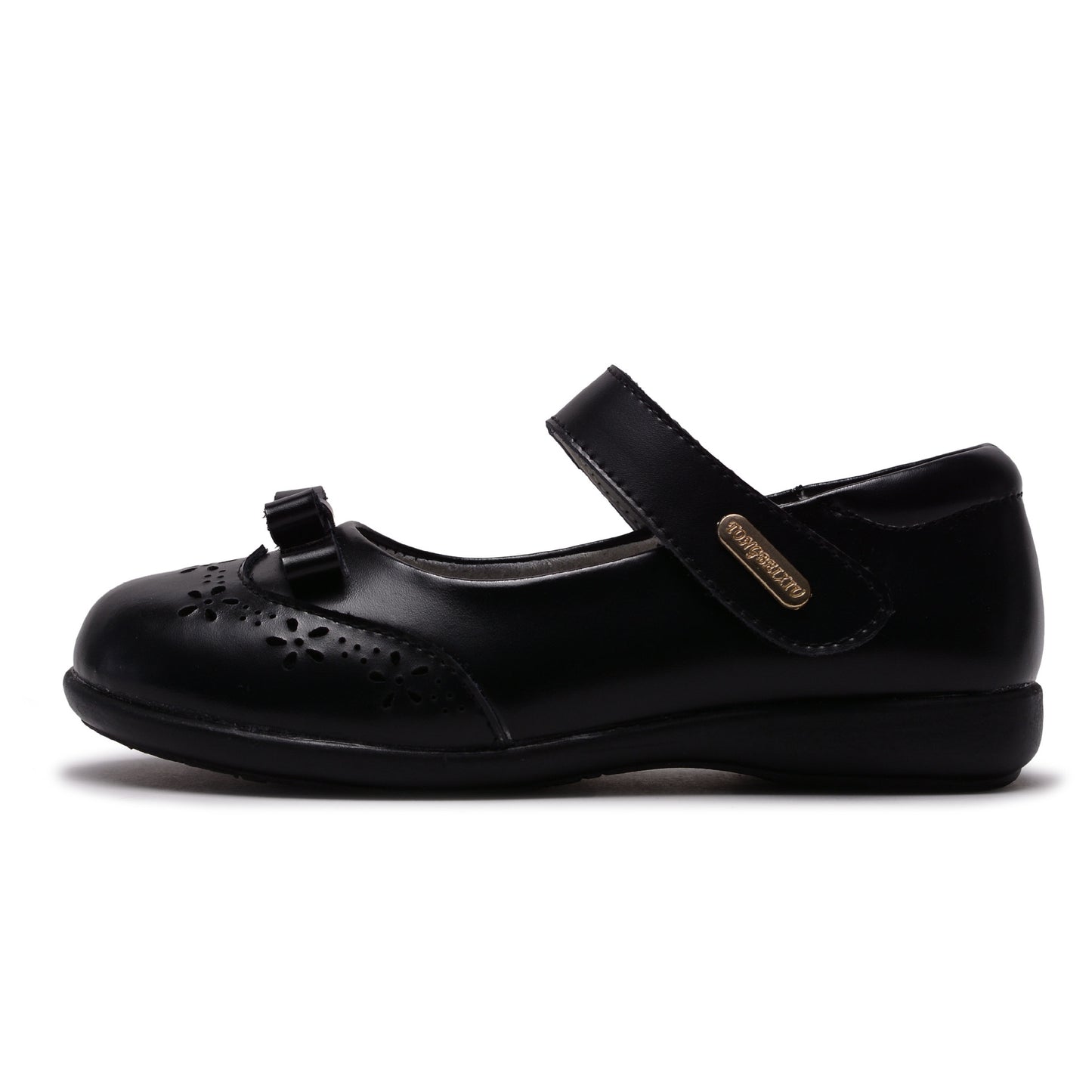 Black Leather Princess Shoes Single Student Performance Shoes