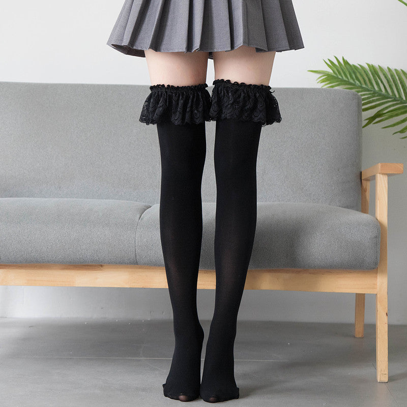 Women's Lolita Velvet Over The Knee Stockings