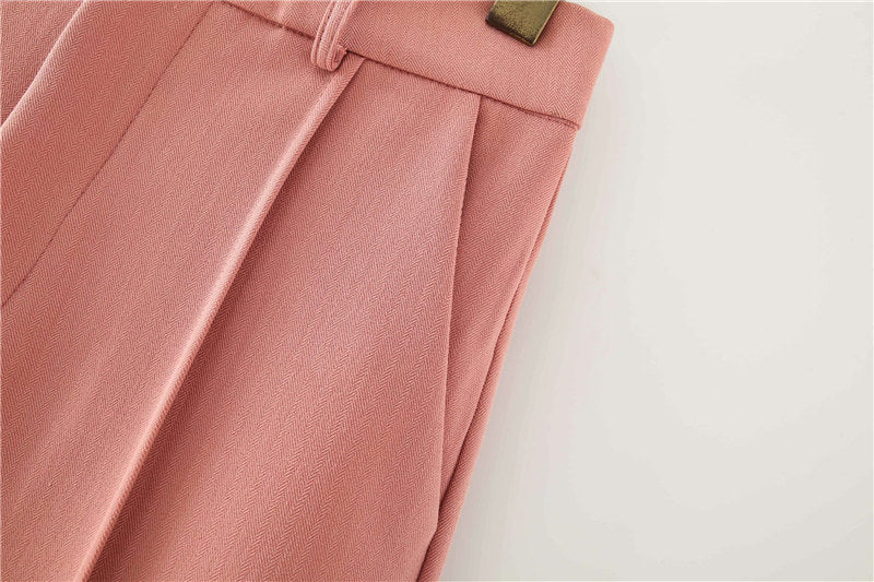 Temperament Ladies Suit Jacket High Waist Work Pants