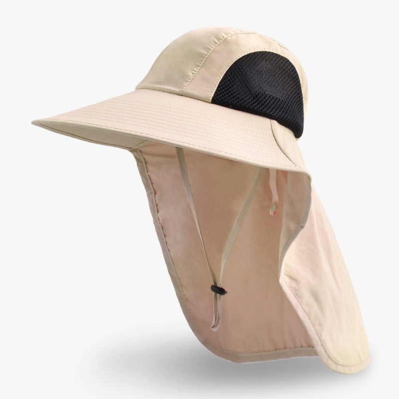 Mesh Breathable Big Brim Summer Outdoor Sunshade Sun Protection Hat Children