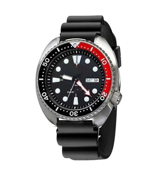 Dual Color Rotating Tape Quartz Men's Watch