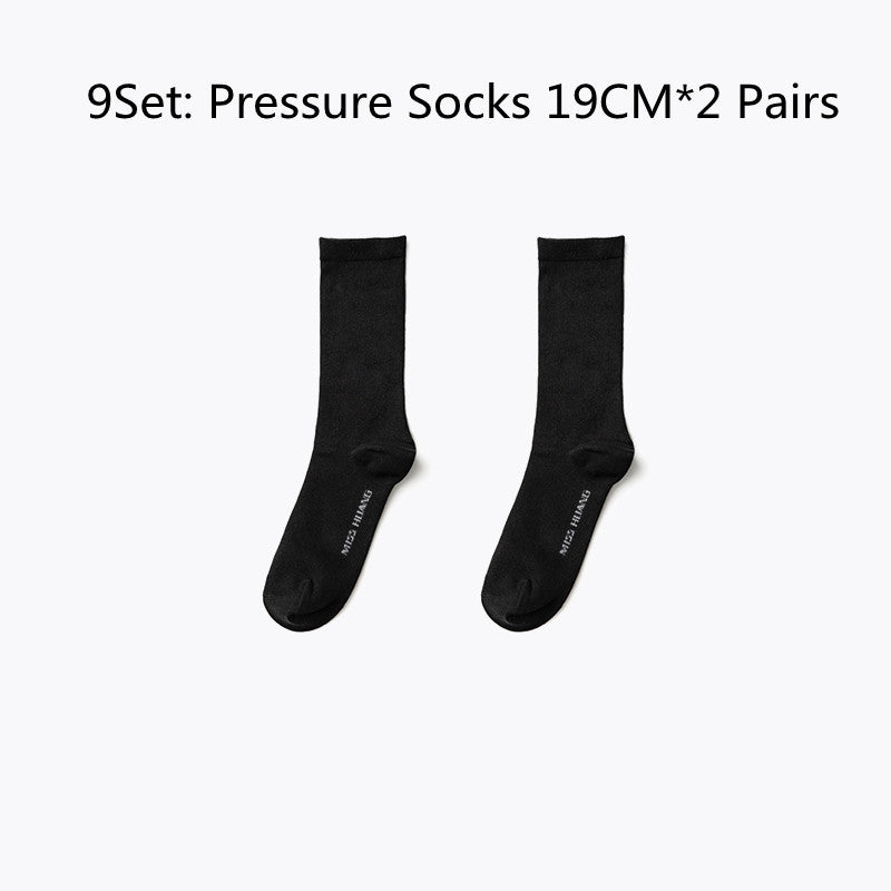 Double Segment Pressure Thin Leg Women's Tube Socks