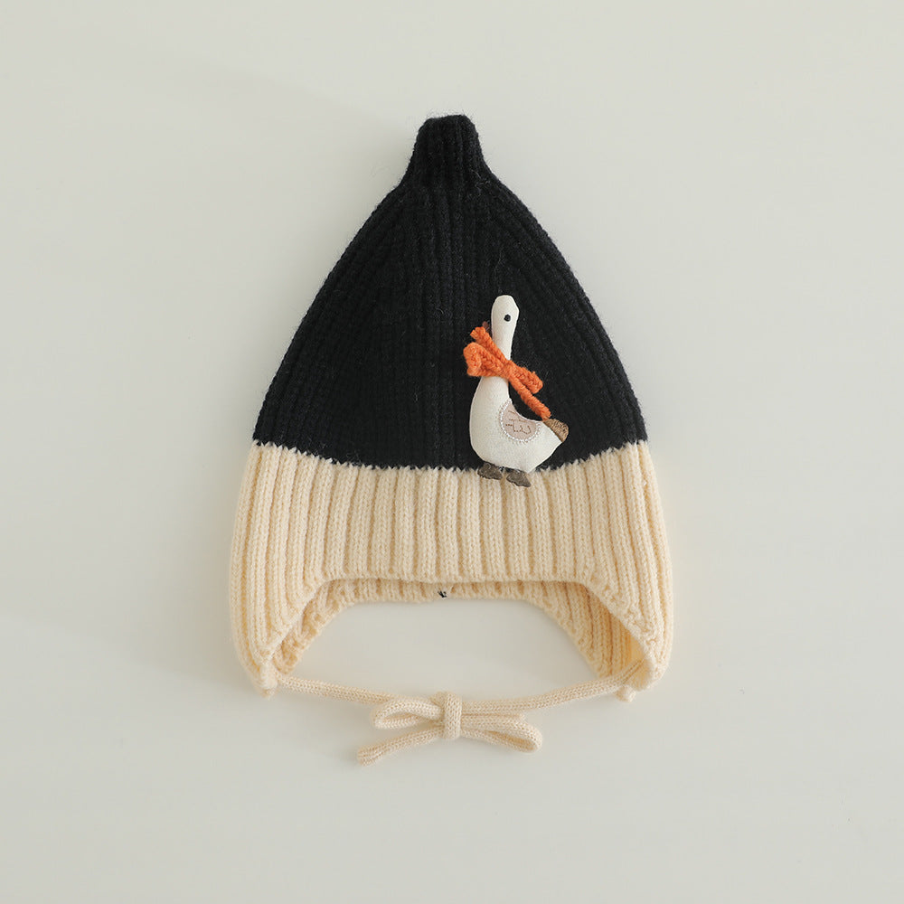 Autumn And Winter Thermal And Windproof Knitted Earlobe Hat