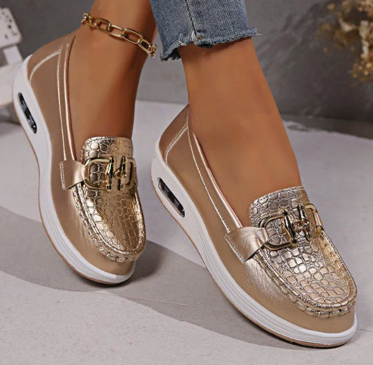 Fly-kit Mesh Metal Casual Pumps Letvægts Dame