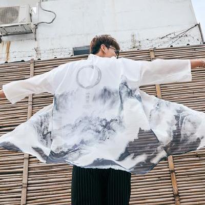Cloak Chinese Mid-length Coat Road Gown Summer