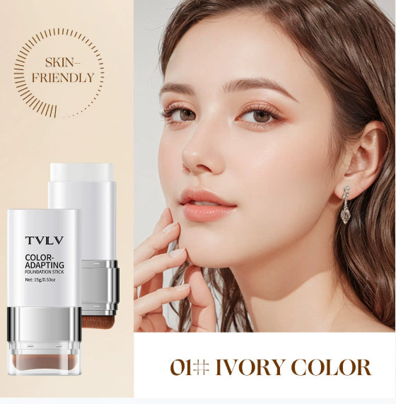 2-in-1 Color-changing Foundation Stick For A Dewy, Non-cakey Finish With A Dual-ended Applicator